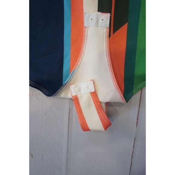 Fashion Nova Sleeveless Striped Bodysuit, Size S - Picture 2 of 6